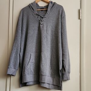 EUC 2X Torrid Oversize Gray Hoodie